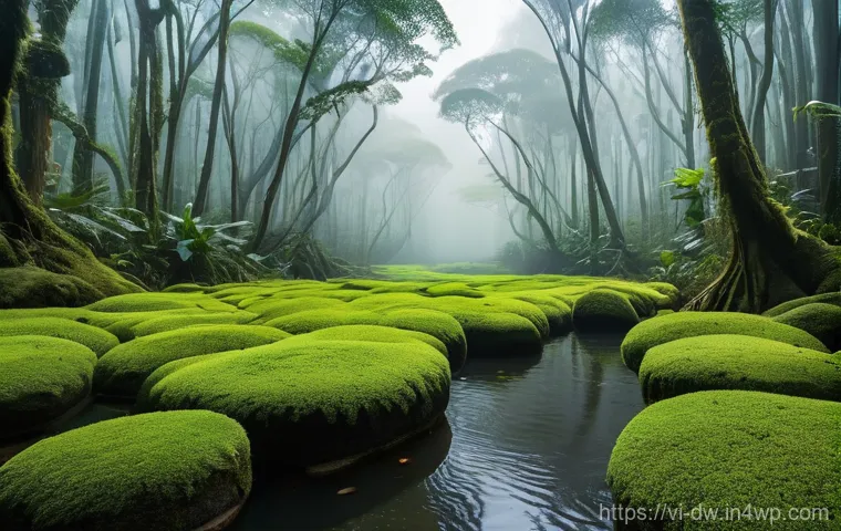 자연보호구역 생태계 회복 프로젝트 사례 - **Vibrant Mangrove Restoration in Vietnam**
    A wide, dynamic shot of a thriving, restored mangrov...