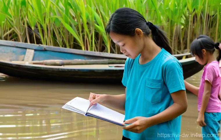 자연보호구역에서의 생태계 변화 모니터링 기법 - A team of dedicated Vietnamese conservationists, including male and female rangers and scientists, a...