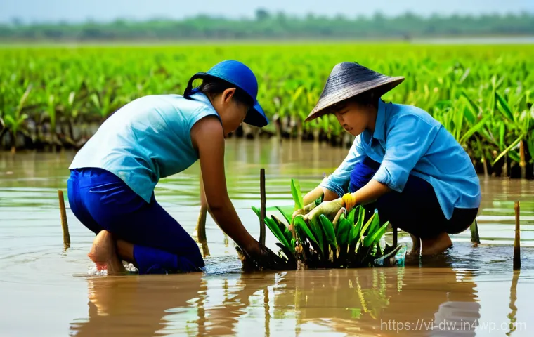 자연보호구역 모니터링과 환경 저널리즘 - **Prompt 2: Community and Rangers United for Vietnam's Forests**
    *   **Description**: A heartwar...