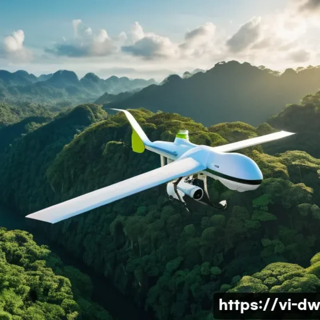 자연보호구역 모니터링의 미래 전망 - **Prompt 1: Vigilant Drone Guardian in Vietnamese Rainforest**
    "A high-tech, subtly camouflaged ...